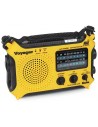 Voyager Solar AM/FM/SW/NOAA Weather Band Radio with Flashlight