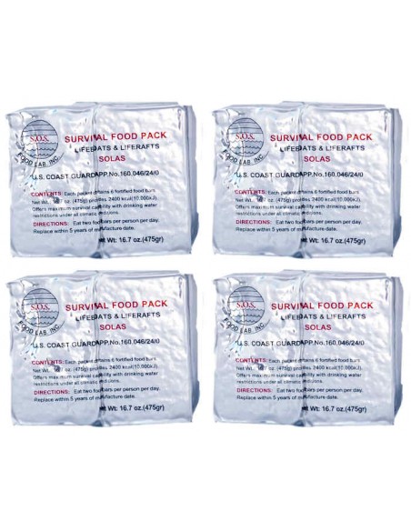 2400 Calorie SOS Food Bars (Pack of 6)