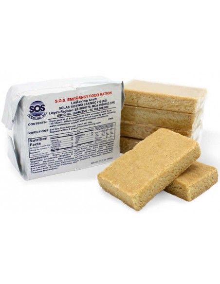 2400 Calorie SOS Food Bars (Pack of 6)