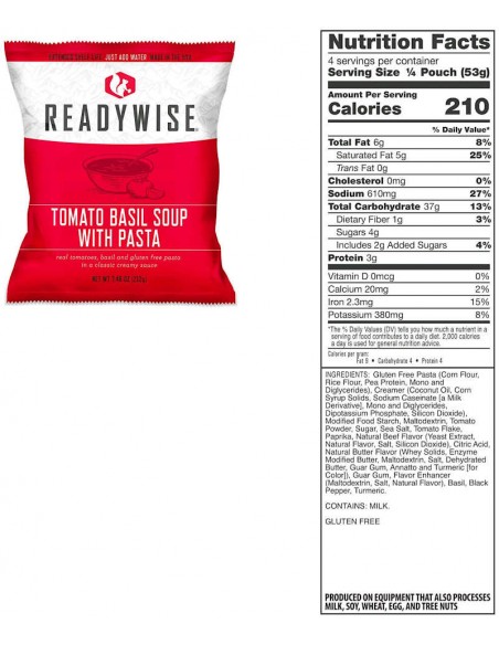 84 Serving Gluten Free Grab and Go Bucket