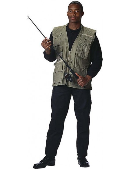 Rothco Deluxe Safari Outback Vest Olive Drab