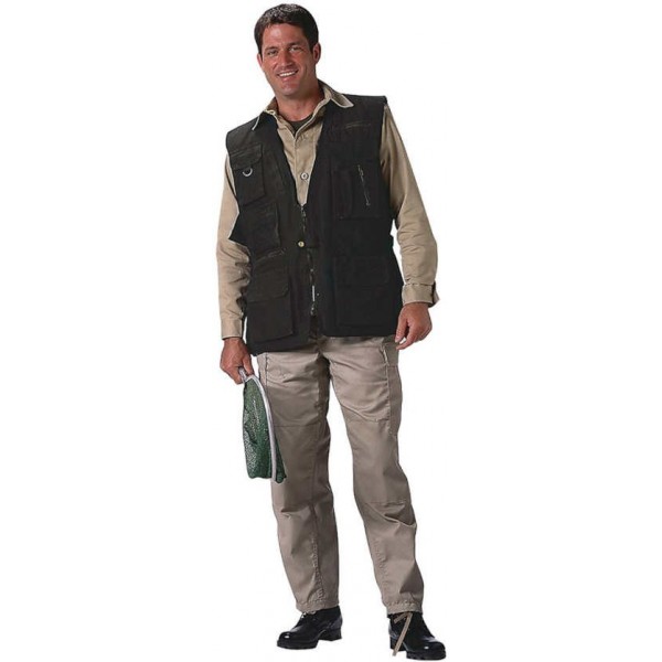 Rothco Deluxe Safari Outback Vest Black