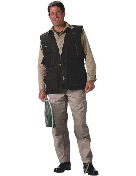 Rothco Deluxe Safari Outback Vest Black