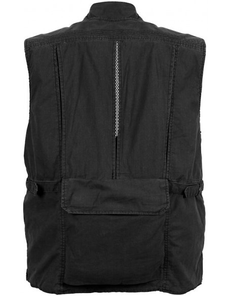 Rothco Deluxe Safari Outback Vest Black