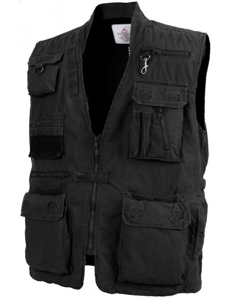 Rothco Deluxe Safari Outback Vest Black