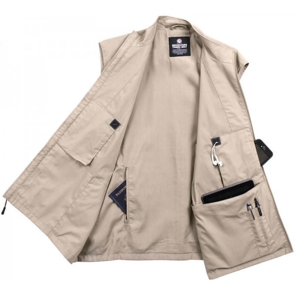 Rothco Undercover Travel Vest Khaki