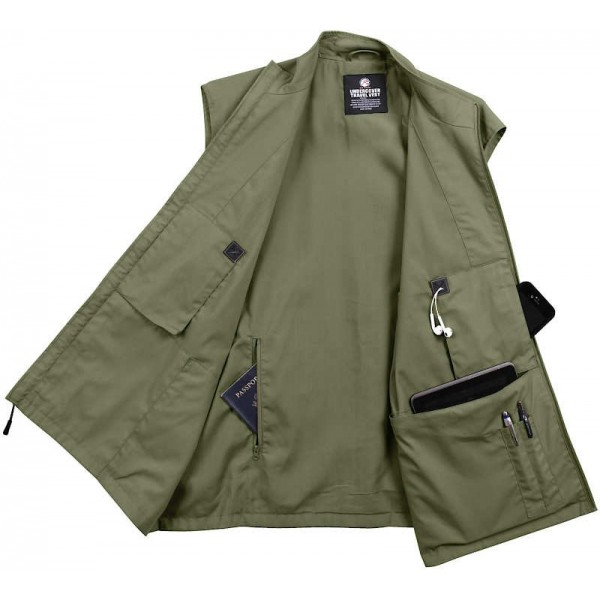 Rothco Undercover Travel Vest Olive Drab