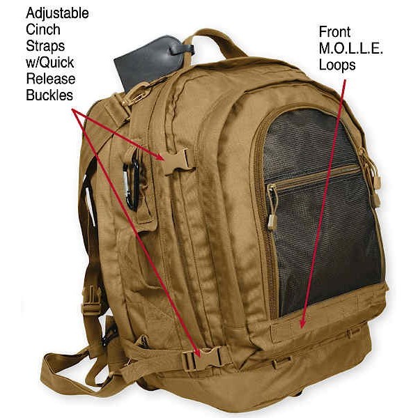 Rothco Move Out Tactical Travel Backpack
