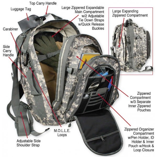 Rothco Move Out Tactical Travel Backpack