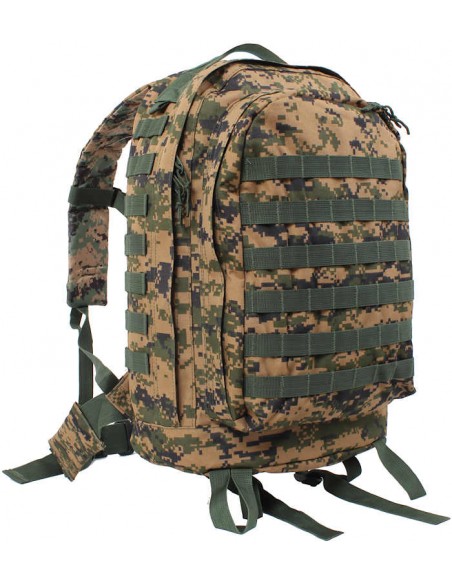 Rothco MOLLE II 3-Day Assault Pack Woodland Digital Camo