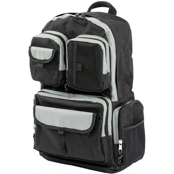 Emergency Zone Black Backpack with MOLLE Loops