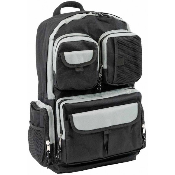 Emergency Zone Black Backpack with MOLLE Loops