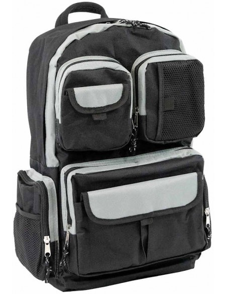 Emergency Zone Black Backpack with MOLLE Loops
