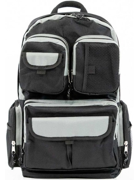 Emergency Zone Black Backpack with MOLLE Loops