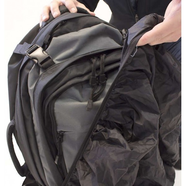Stealth Tactical Backpack with Built-In Rain Cover