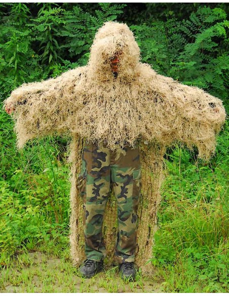 Military 'Stalker' Light Weight Ghillie Suit Poncho