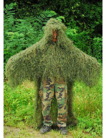 Military 'Stalker' Light Weight Ghillie Suit Poncho