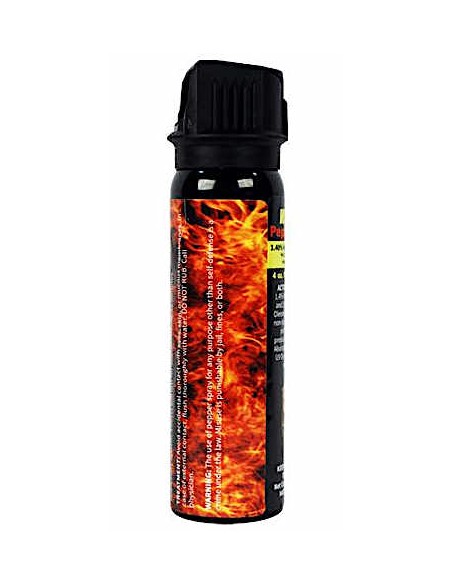 Wildfire 1.4% MC 4 oz Pepper Spray with Flip Top Actuator