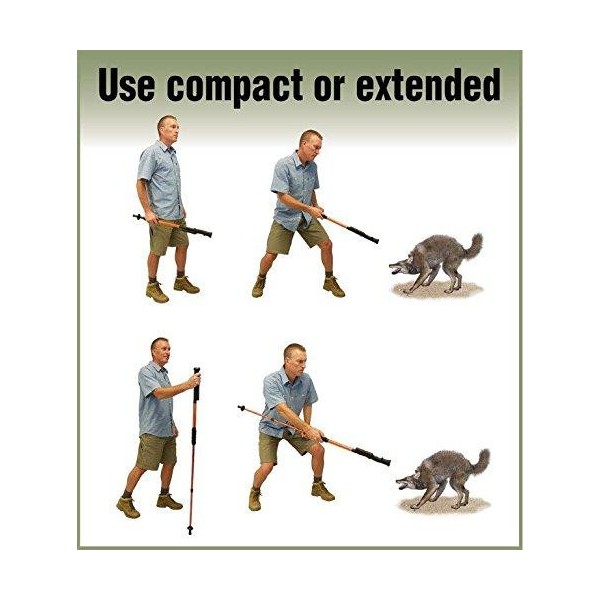Zap Hike n Strike 950,000 Volt Stun Cane with Flashlight
