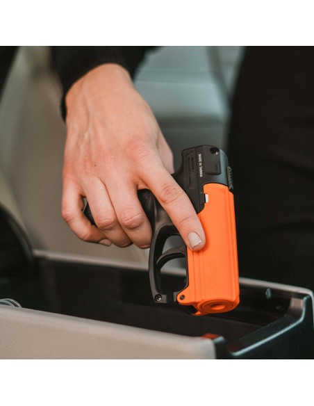 Sabre Aim and Fire Pepper Gel with Trigger & Grip Deployment System