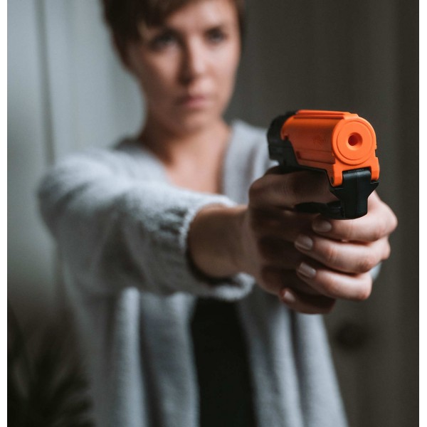 Sabre Aim and Fire Pepper Gel with Trigger & Grip Deployment System