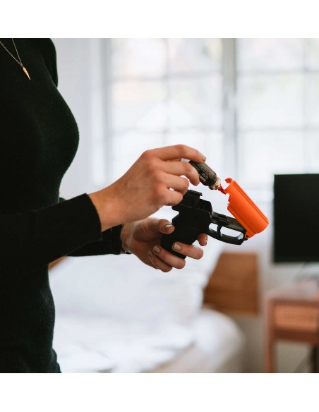 Sabre Aim and Fire Pepper Gel with Trigger & Grip Deployment System