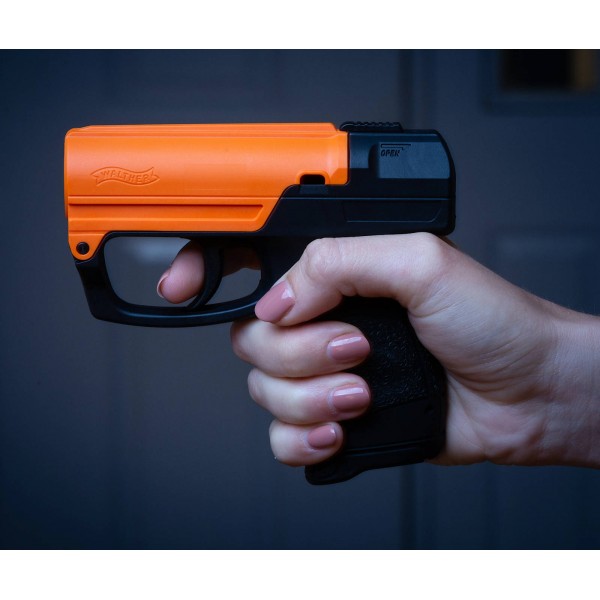 Sabre Aim and Fire Pepper Gel with Trigger & Grip Deployment System