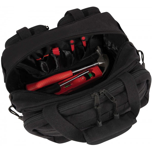 Rothco Black Canvas Tactical Tool Bag