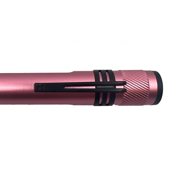 Pink Streetlight Rechargeable Stun Gun Flashlight 84 Million Volts