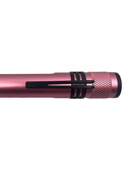 Pink Streetlight Rechargeable Stun Gun Flashlight 84 Million Volts