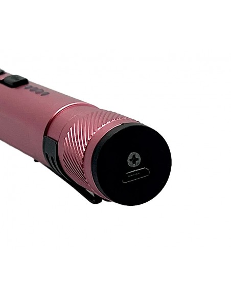 Pink Streetlight Rechargeable Stun Gun Flashlight 84 Million Volts