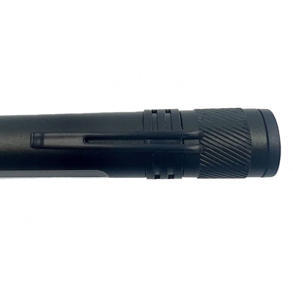 Black Streetlight Rechargeable Stun Gun Flashlight 84 Million Volts