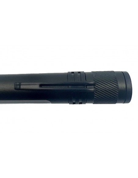 Black Streetlight Rechargeable Stun Gun Flashlight 84 Million Volts