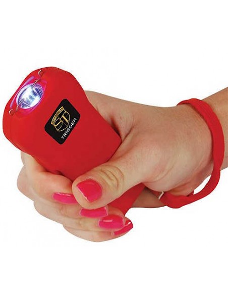 Red Trigger 75 Million Volt Stun Gun with Flashlight and Disable Pin