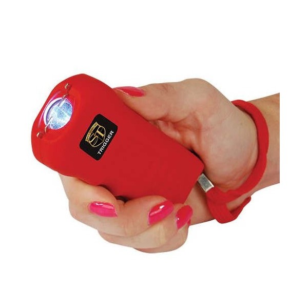 Red Trigger 75 Million Volt Stun Gun with Flashlight and Disable Pin