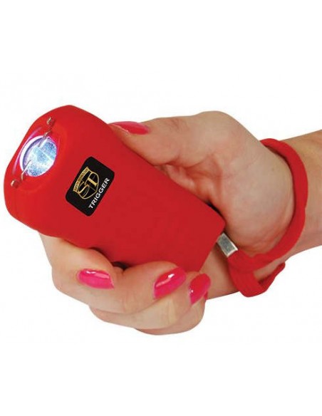 Red Trigger 75 Million Volt Stun Gun with Flashlight and Disable Pin