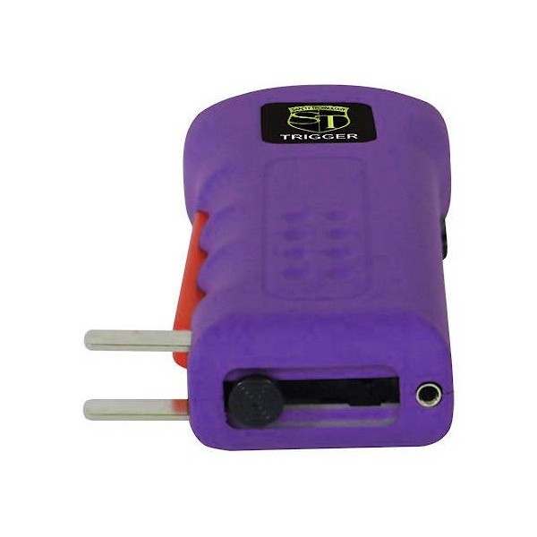 Purple Trigger 75 Million Volt Stun Gun with Flashlight and Disable Pin