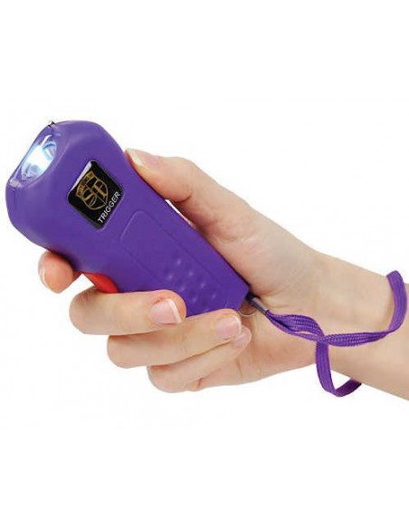 Purple Trigger 75 Million Volt Stun Gun with Flashlight and Disable Pin