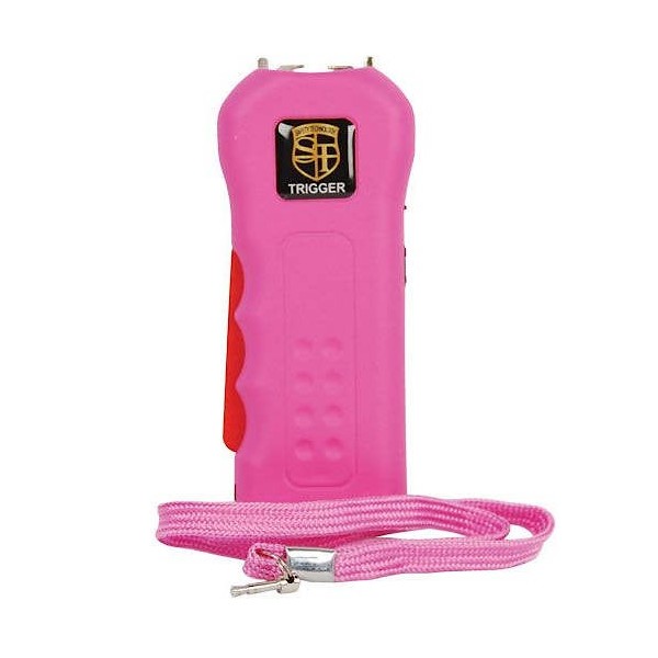 Pink Trigger 75 Million Volt Stun Gun with Flashlight and Disable Pin