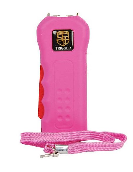 Pink Trigger 75 Million Volt Stun Gun with Flashlight and Disable Pin