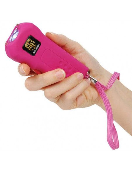 Pink Trigger 75 Million Volt Stun Gun with Flashlight and Disable Pin