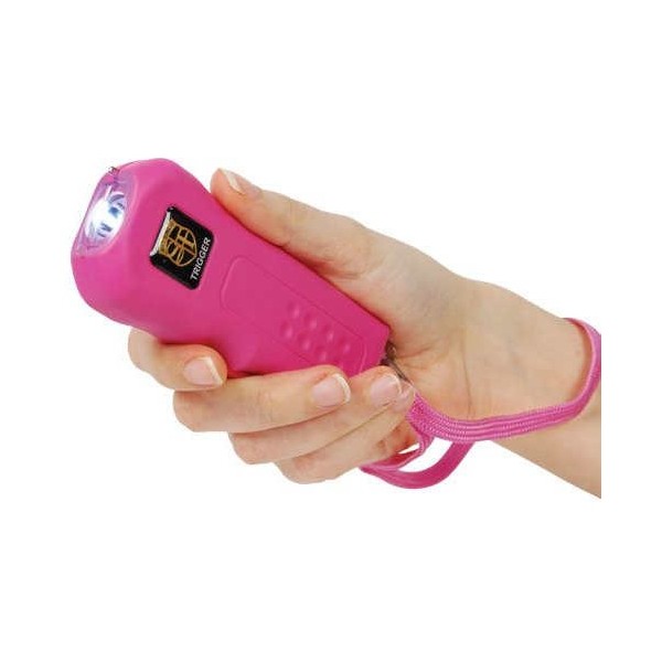 Pink Trigger 75 Million Volt Stun Gun with Flashlight and Disable Pin