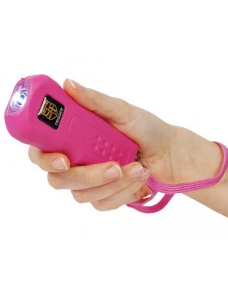 Pink Trigger 75 Million Volt Stun Gun with Flashlight and Disable Pin