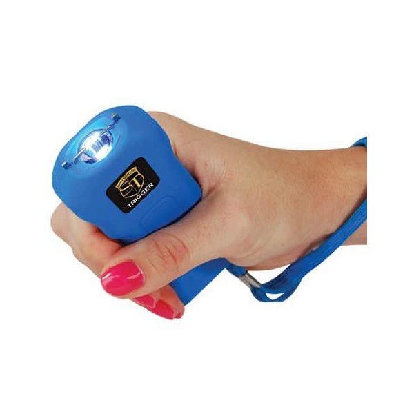 Blue Trigger 75 Million Volt Stun Gun with Flashlight and Disable Pin