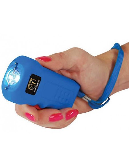Blue Trigger 75 Million Volt Stun Gun with Flashlight and Disable Pin