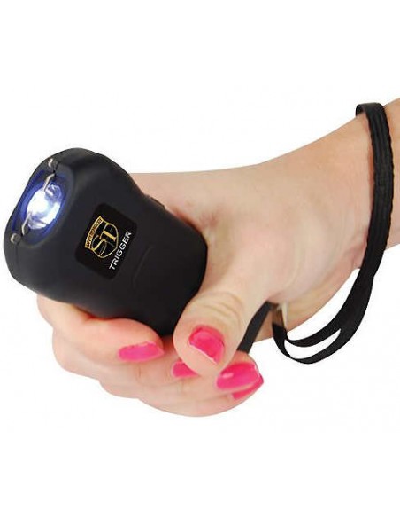 Black Trigger 75 Million Volt Stun Gun with Flashlight and Disable Pin