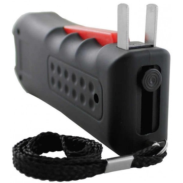 Black Jack 21 Million Volt Stun Gun with Alarm and Flashlight