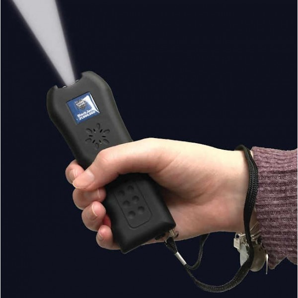 Black Jack 21 Million Volt Stun Gun with Alarm and Flashlight