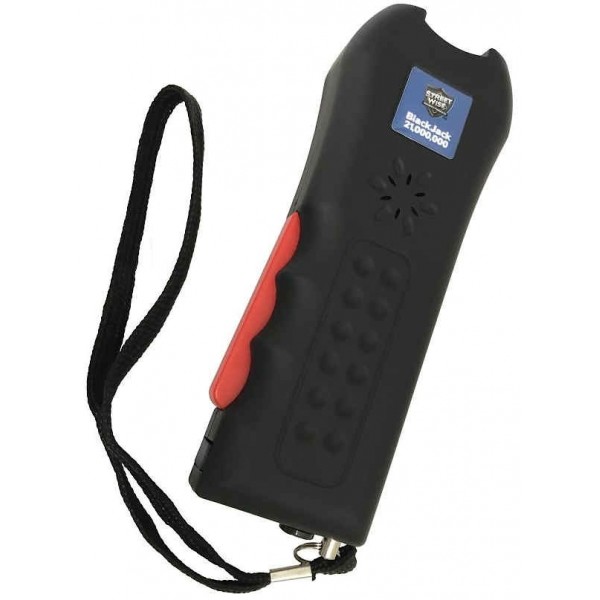 Black Jack 21 Million Volt Stun Gun with Alarm and Flashlight