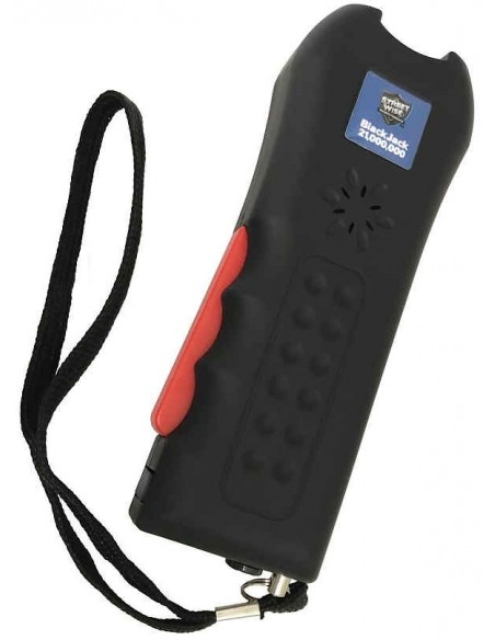 Black Jack 21 Million Volt Stun Gun with Alarm and Flashlight
